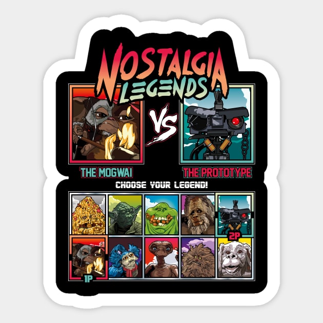 Nostalgia Legends - 80s Movies Sticker by RetroReview